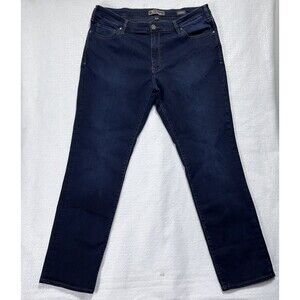 34 Heritage Mens Charisma Jeans 40x32 (Tag42x34) Blue Stretch Comfort-Rise Denim